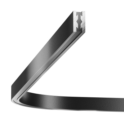 Радиусный коннектор для шинопровода Flarity черный Maytoni TRX154-RC80-B