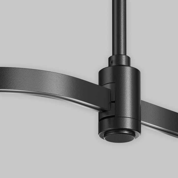 Радиусный коннектор для шинопровода Flarity черный Maytoni TRX154-RC80-B