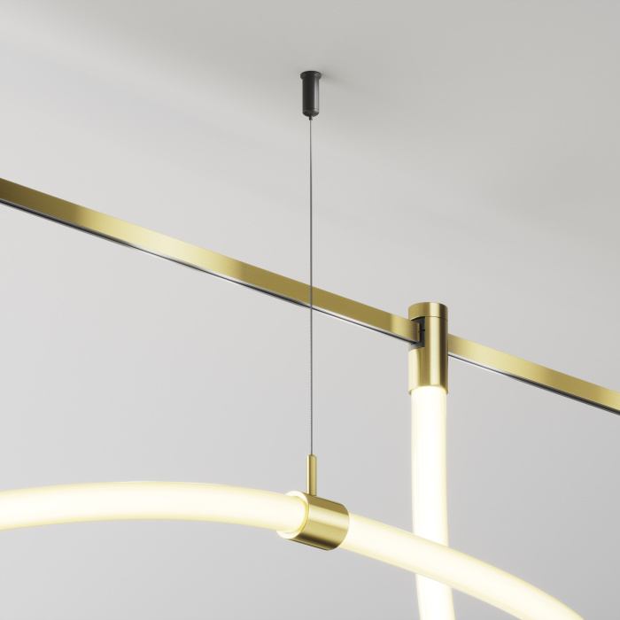 Потолочный коннектор с тросовым подвесом Maytoni Tau TRA154CSW-1BS