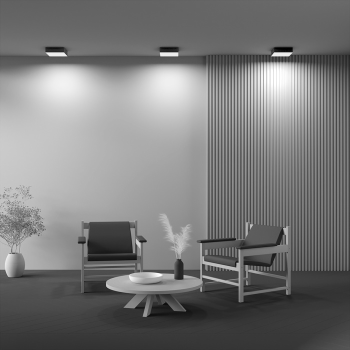 Потолочный светильник Maytoni Zon C032CL-24W3K-SQ-B