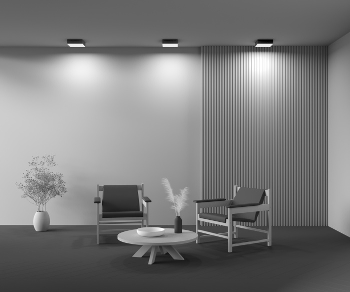 Потолочный светильник Maytoni Zon C032CL-24W3K-SQ-B