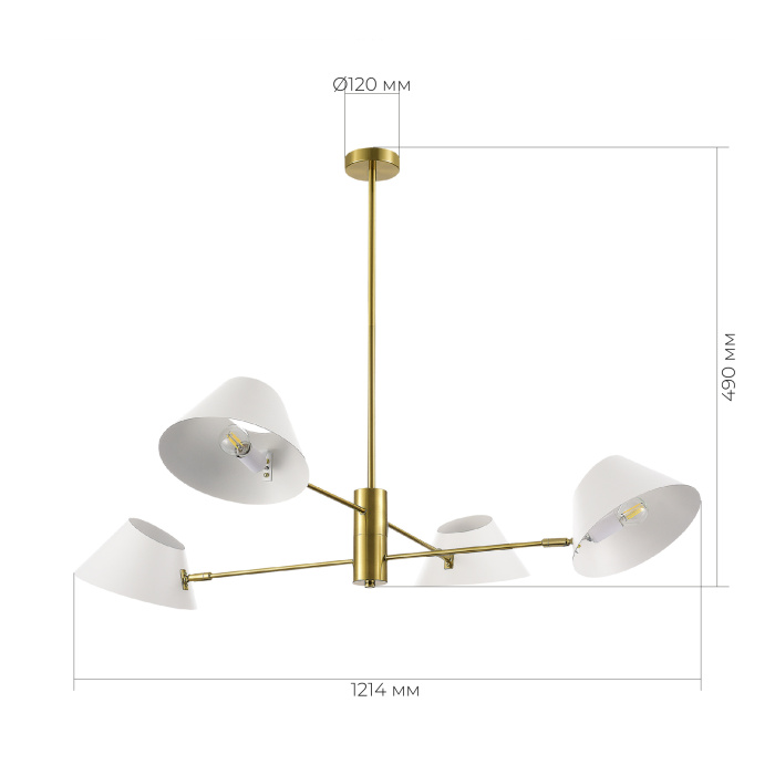 Подвесной светильник evoluce NORBI SLE1253-353-04