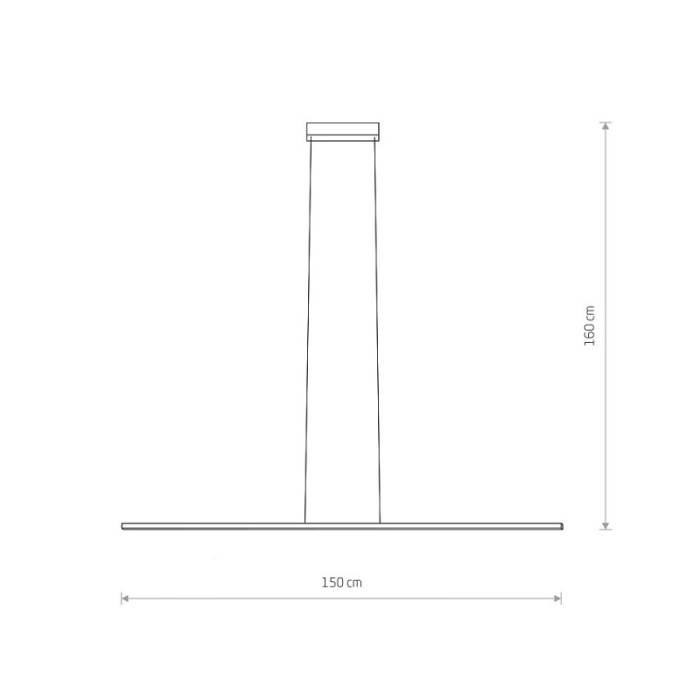 Светильник линейный подвесной Nowodvorski Bar Led Silk Oliv E 11400