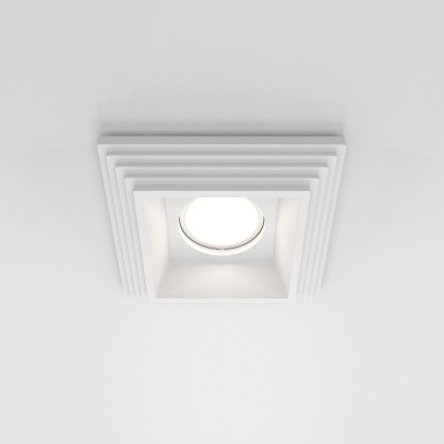 Встраиваемый светильник Maytoni Gyps Modern DL005-1-01-W