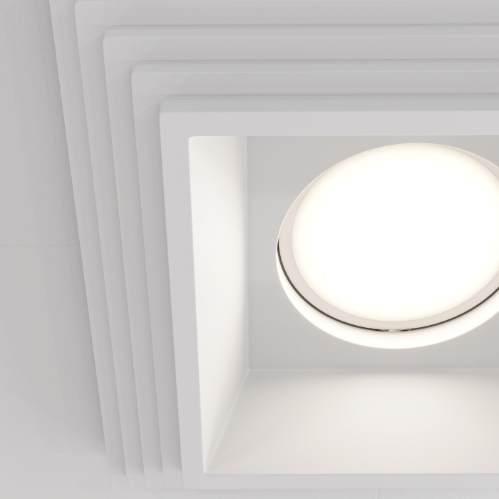 Встраиваемый светильник Maytoni Gyps Modern DL005-1-01-W