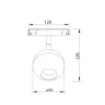 Трековый светильник Maytoni Ball TR028-2-15W4K-W