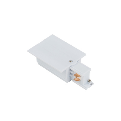 Заглушка с питанием для трехфазной трековой системы левая Nowodvorski Ctls Power White 8234
