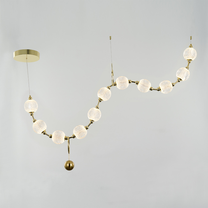 Подвесная люстра Delight Collection Elliot Diamante MD20001012-11A gold