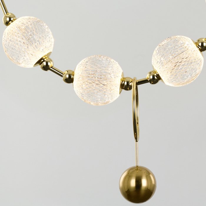 Подвесная люстра Delight Collection Elliot Diamante MD20001012-11A gold