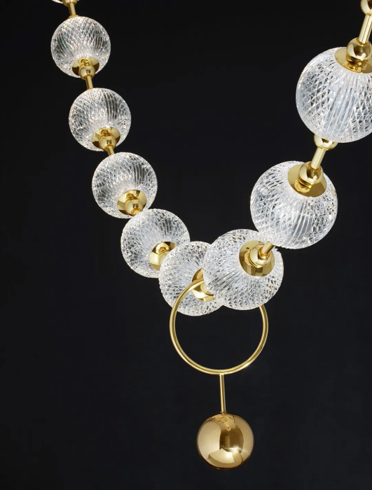 Подвесная люстра Delight Collection Elliot Diamante MD20001012-11A gold