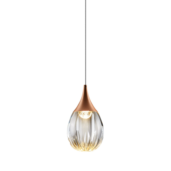 Подвесной светильник Delight Collection Stilla MD24001004-1A copper/clear