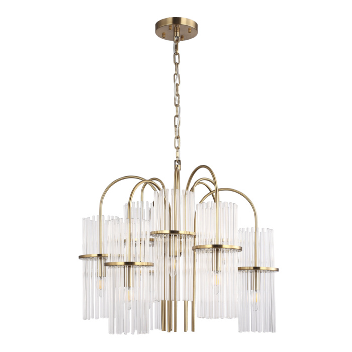 Светильник подвесной ST-Luce латунь/прозрачный E14 9*40W SL6145.303.09