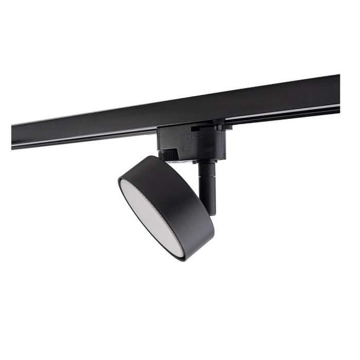 Трековый однофазный светильник Nowodvorski Profile Puck Black 10358