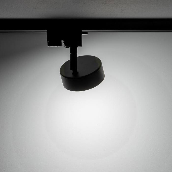 Трековый однофазный светильник Nowodvorski Profile Puck Black 10358