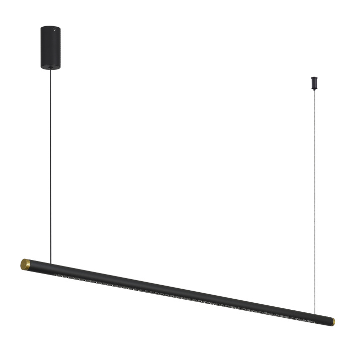 Светильник подвесной ST-Luce черный/черный,латунь LED 1*20W 4000K SL6238.403.01