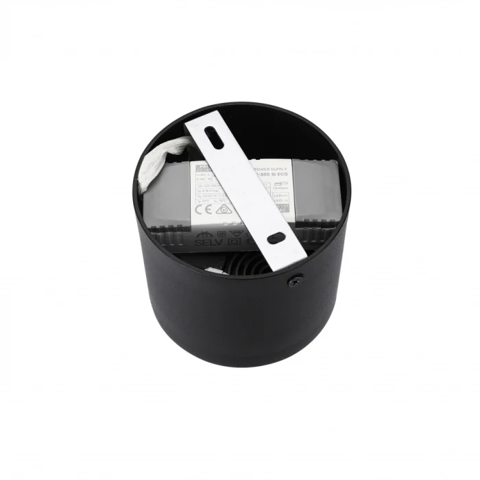 Светильник накладной iLedex Metrica 113-12W-D100-3000K-24DG-BK