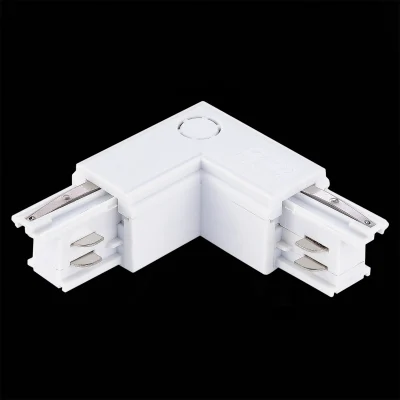 Угловой токоподвод левый для трехфазного шинопровода ST-Luce Белый ST030.509.15L