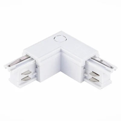 Угловой токоподвод левый для трехфазного шинопровода ST-Luce Белый ST030.509.15L