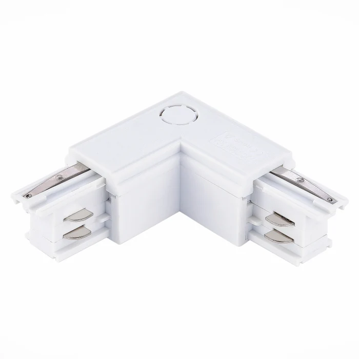 Угловой токоподвод левый для трехфазного шинопровода ST-Luce Белый ST030.509.15L