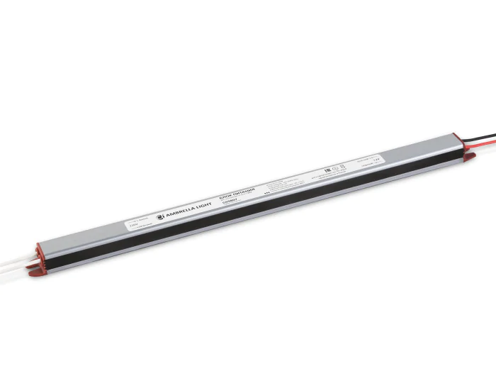 Блок питания для светодиодной ленты 12V 60W 5A IP67 185-260V 312*18*14.8 GS9807 Ambrella light GS9807