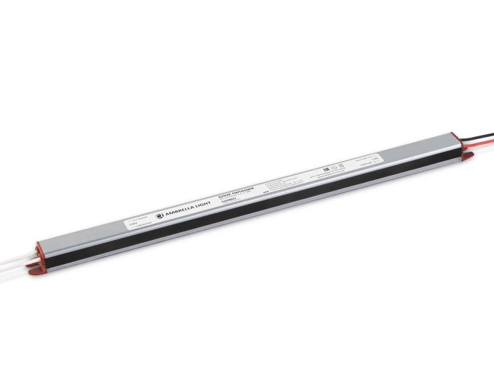 Блок питания для светодиодной ленты 12V 60W 5A IP67 185-260V 312*18*14.8 GS9807 Ambrella light GS9807
