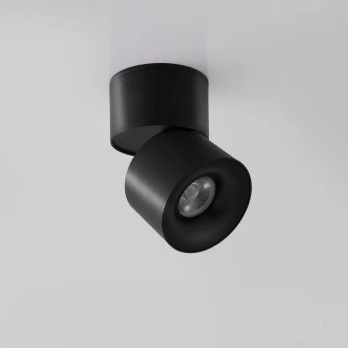 Светильник накладной iLedex Metrica 115-12W-D70-4K-55DG-BK
