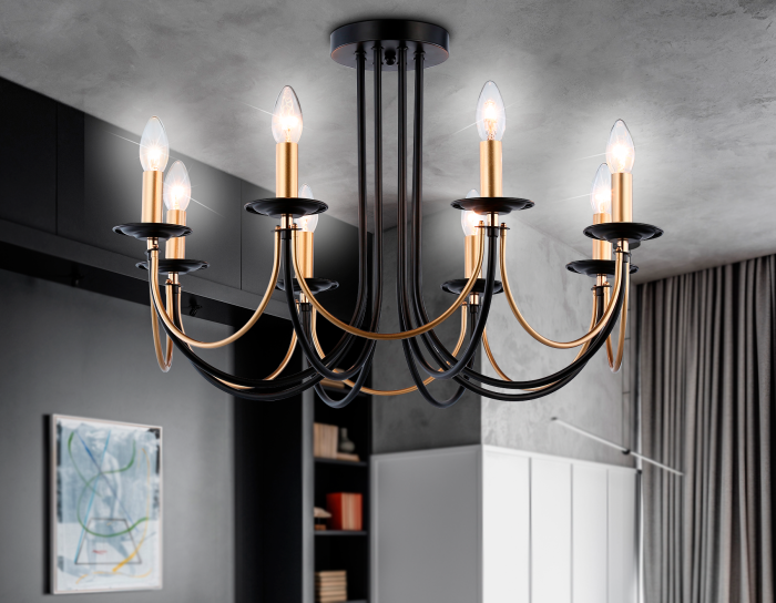 Потолочная люстра со сменной лампой Ambrella light TR9622