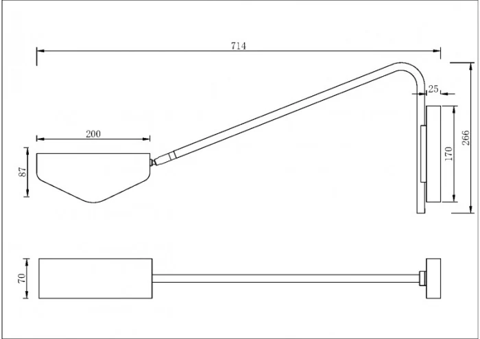 Бра Maytoni Notta MOD417WL-01BS1