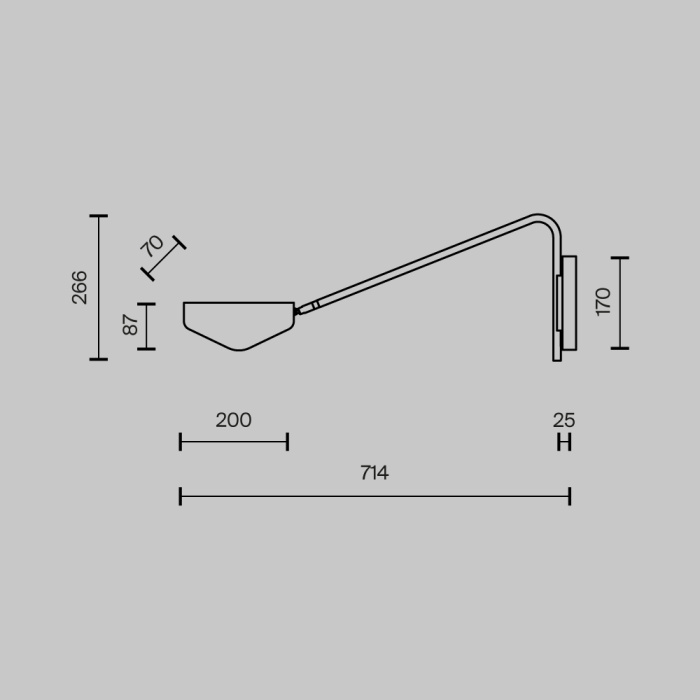 Бра Maytoni Notta MOD417WL-01BS1