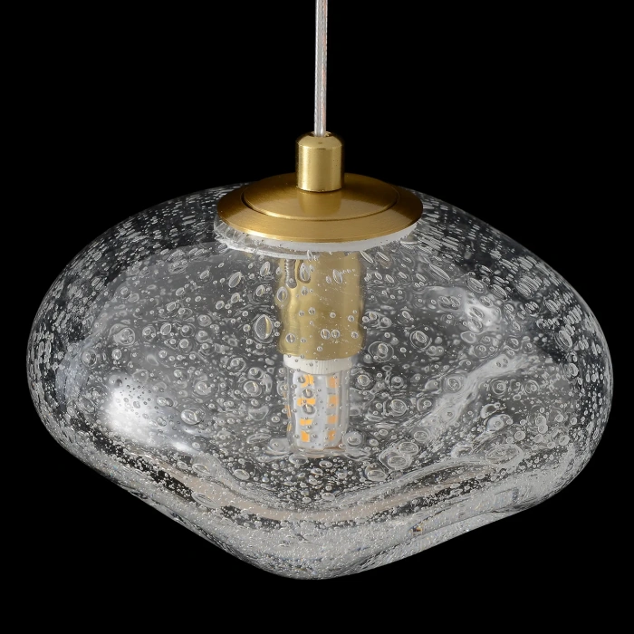 Светильник подвесной Crystal Lux FORMLESS SP1 TRANSPARENT