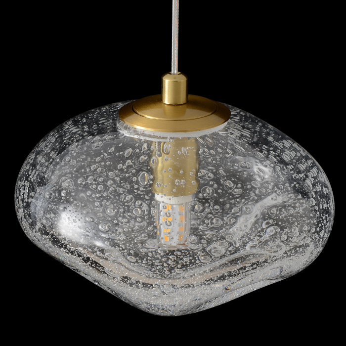 Светильник подвесной Crystal Lux FORMLESS SP1 TRANSPARENT