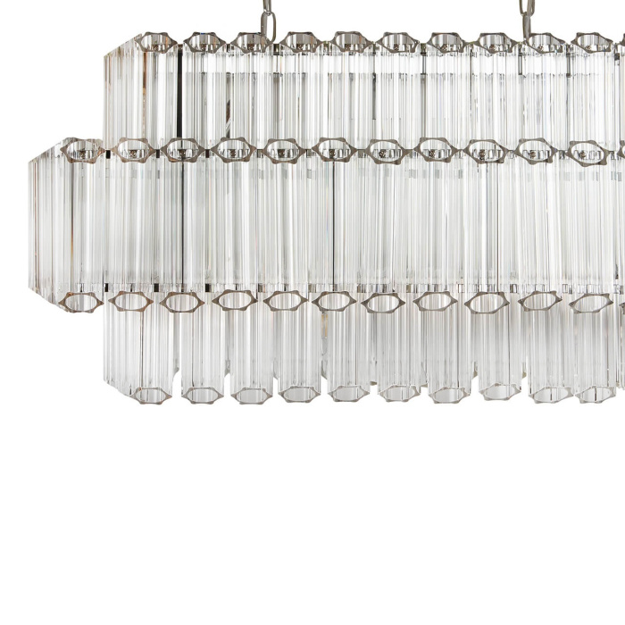 Подвесная люстра iLamp Destiny MD0267-14A CHROME+SMOKY GRAY