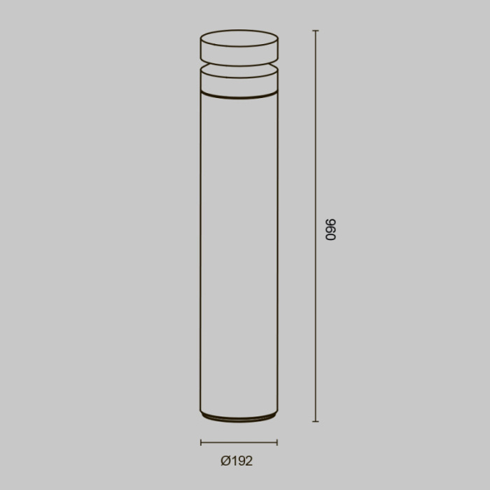 Садово-парковый светильник Maytoni O469FL-L20CM3K1