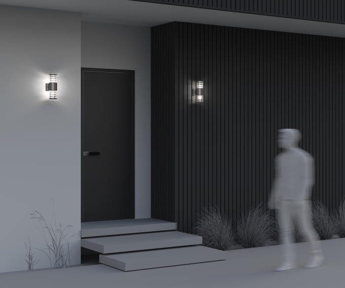 Светильник настенный Maytoni Bronx O576WL-02GR