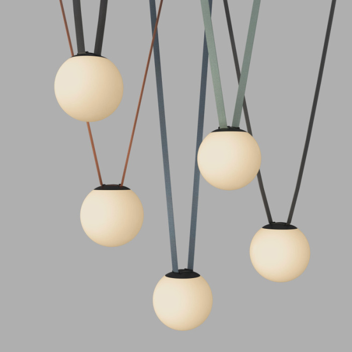 Светильник на шине Denkirs BELTY ORB DK5553-BK