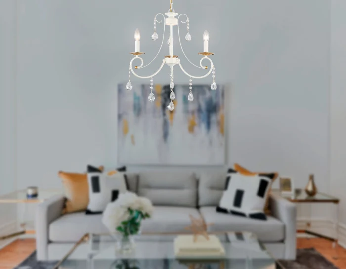 Подвесная люстра с хрусталем Ambrella light TR4915