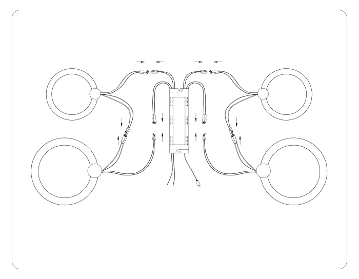 Потолочный светодиодный светильник с пультом Ambrella light FA3811