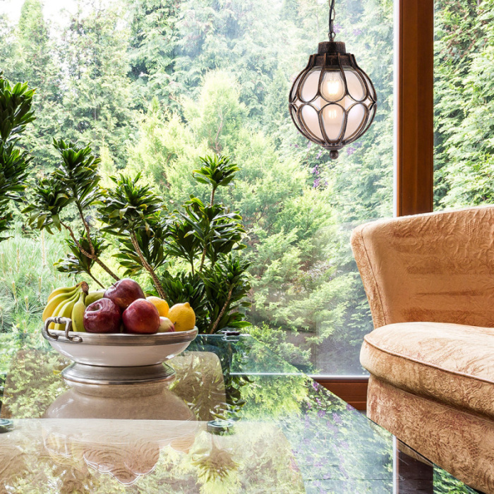 Подвесной уличный светильник Maytoni VIA O024PL-01G