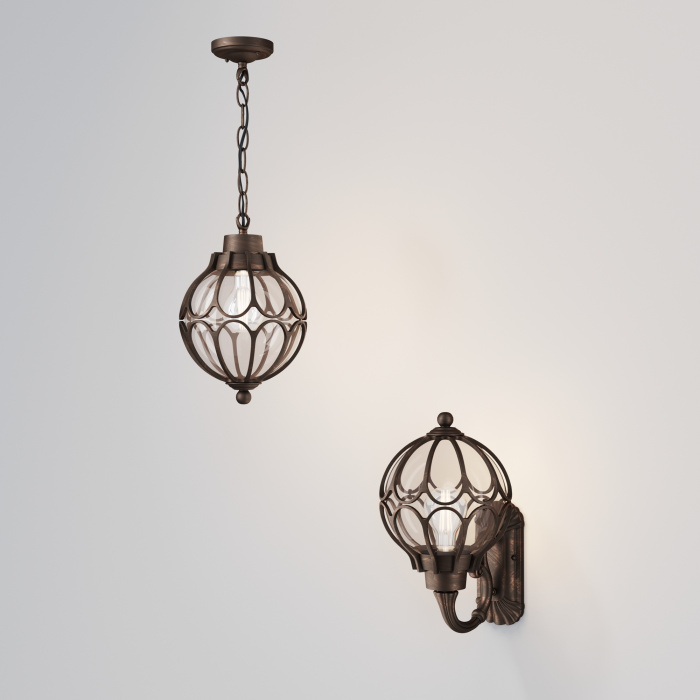 Подвесной уличный светильник Maytoni Via O024PL-01G