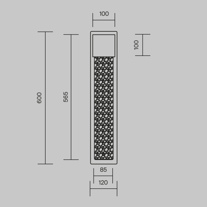 Настенный светильник Maytoni Golthic MOD474WL-L30B3K
