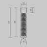 Настенный светильник Maytoni Golthic MOD474WL-L30B3K