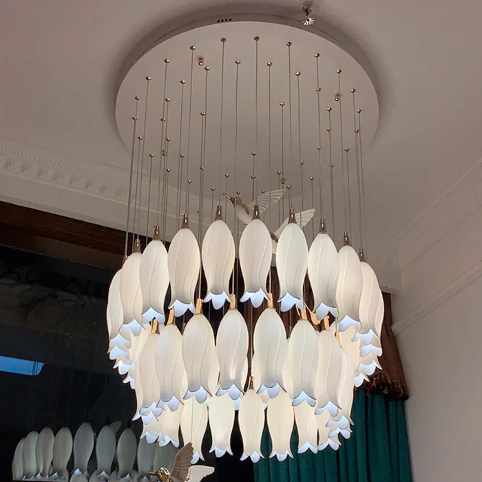 Люстра Cloyd ARGANA C42 / Ø79 см - керамика - E14 - белый (арт.11237)