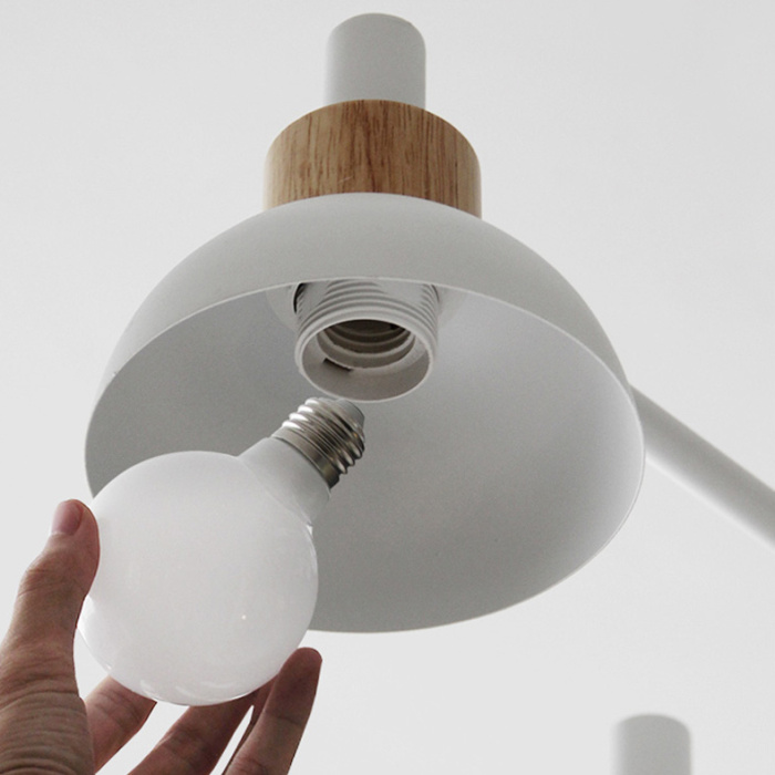 Люстра на штанге FANTA A 8 lights White ImperiumLoft