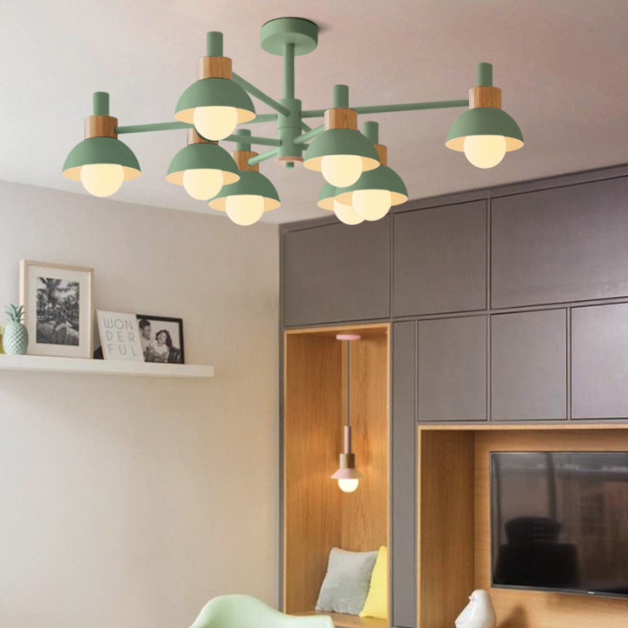 Люстра на штанге FANTA A 8 lights White ImperiumLoft