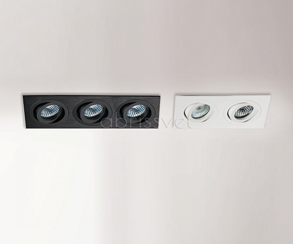 Встраиваемый светильник Italline SAG203-4 black/black