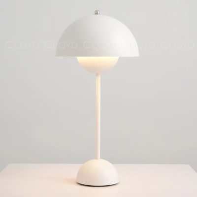 Настольная лампа Cloyd ERMA-B T1 / выс. 50 см - белый (арт.30044)
