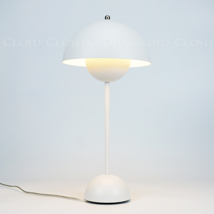 Настольная лампа Cloyd ERMA-B T1 / выс. 50 см - белый (арт.30044)
