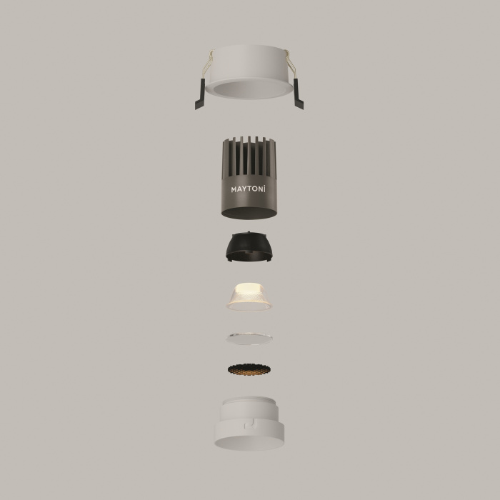 Встраиваемый светильник Maytoni Dip DL115-10W-3K-W