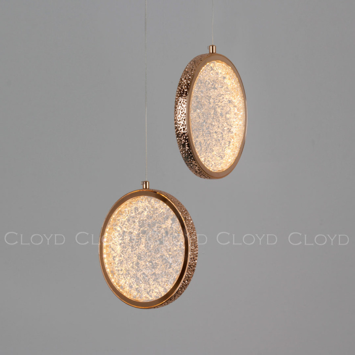 Подвесной светильник Cloyd RINGONE-A P1 / Ø20 см - золото (арт.11147)