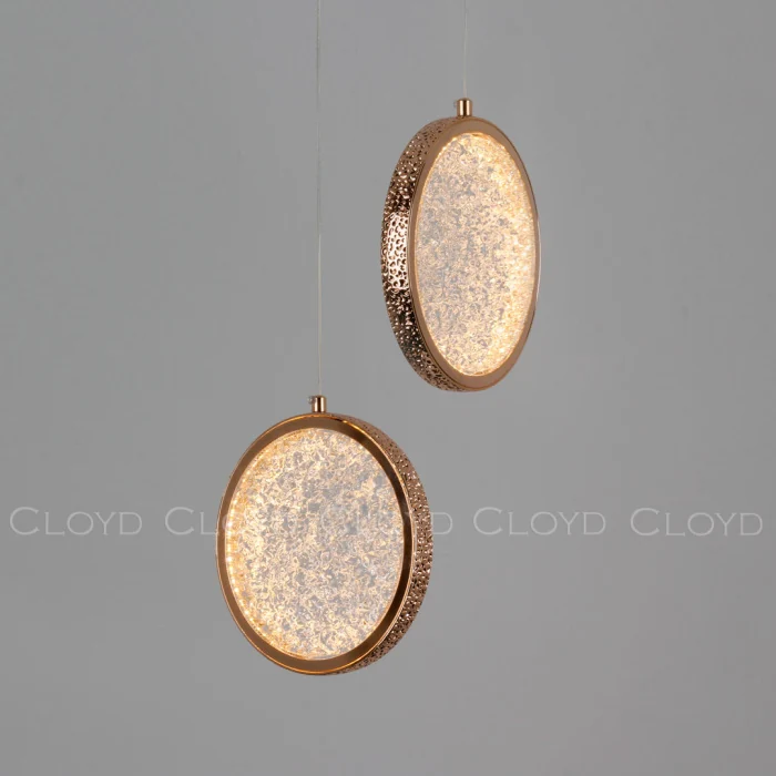 Подвесной светильник Cloyd RINGONE-A P1 / Ø20 см - золото (арт.11147)